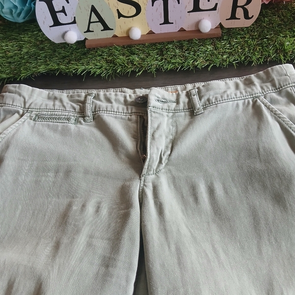 Anthropoligie Pilcro Nwot Sage Chino Size 32 - Picture 2 of 8